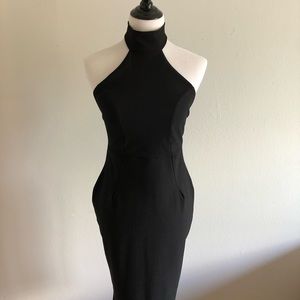 Missguided | Black High-Neck Dress | Size 8